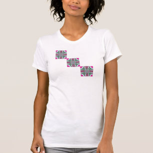 Camiseta Fractal 72, Damas De Cistón Superior (Fit)