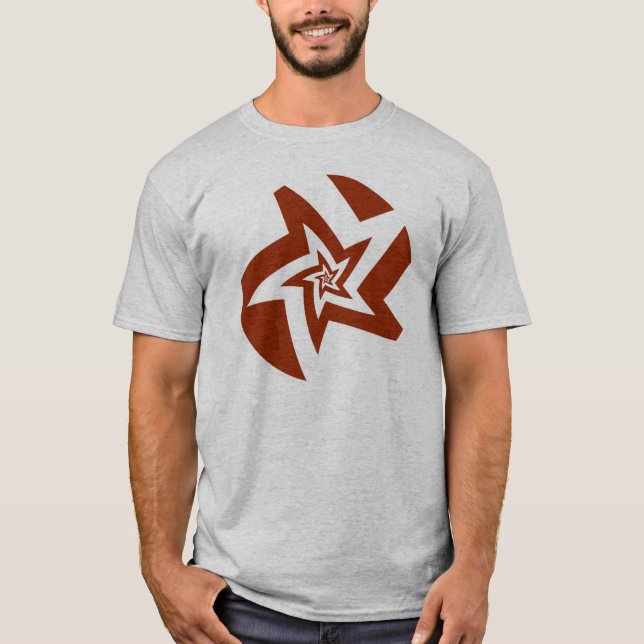 Camiseta Fractal de la estrella (Anverso)