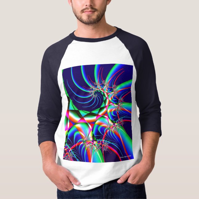 Camiseta Fractal festivo (Anverso)