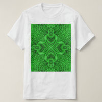 Fractal kaleidoscopio verde vintage celta