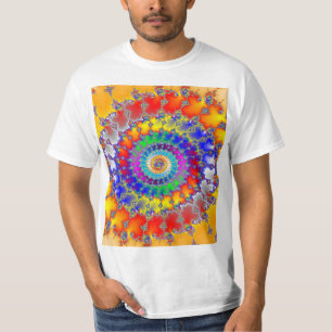 Camiseta Fractal psicodélico