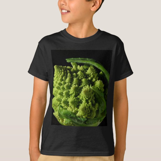 Camiseta Fractales del bróculi de Romanesco (Anverso)