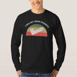 Camiseta Fractura de hueso de fractura de brazo de brazo de