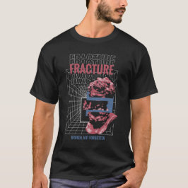Camiseta Fractura - Diseño de Streetwear Brutalista