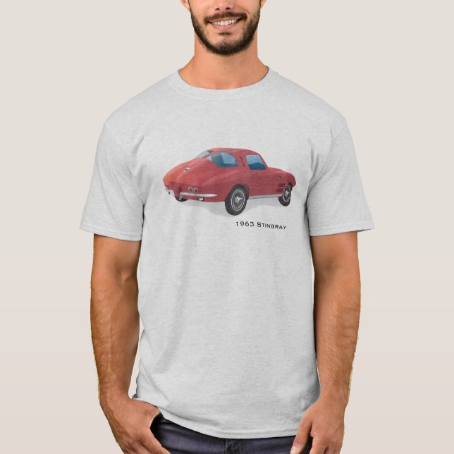 Camiseta Fractura-ventana 1963 del Corvette (Anverso)