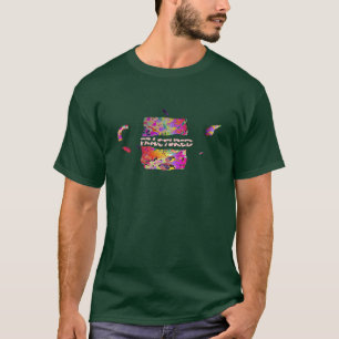 Camiseta Fracturado Hombre Dk Verde