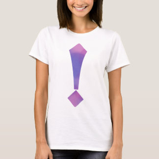Camiseta Fragezeichen und Ausrufezeichen