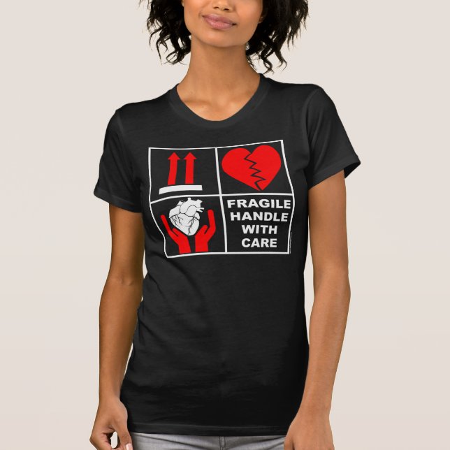 Camiseta Frágil dirija con el cuidado #6 (Anverso)