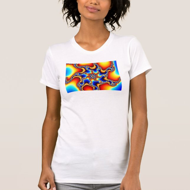Camiseta Frágil - fractal (Anverso)