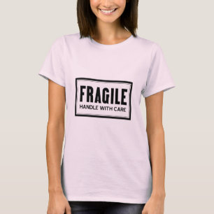 Camiseta Frágil manejo con cuidadoras