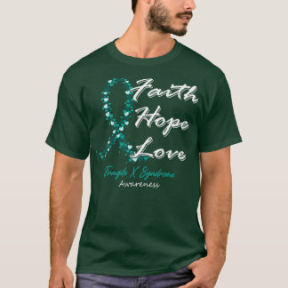 Camiseta Frágil Síndrome X Conciencia Fe Esperanza Amor En