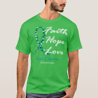 Camiseta Frágil Síndrome X Conciencia Fe Esperanza Amor En