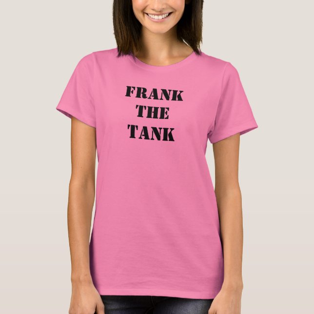 Camiseta fraguar el tanque (Anverso)