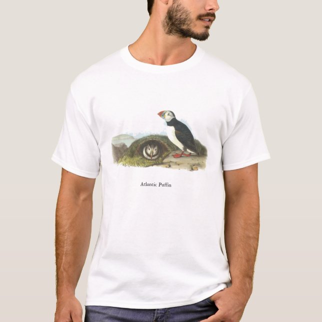 Camiseta Frailecillo atlántico, Juan Audubon (Anverso)