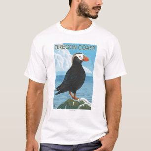 Camiseta Frailecillo copetudo de la costa de Oregon