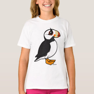 Camiseta Frailecillo de cuernos de Birdorable