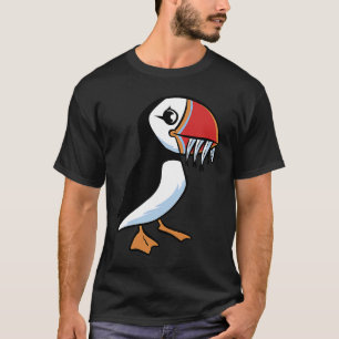 Camiseta Frailecillos Coloridos Ave Puffins Realistas Pingü