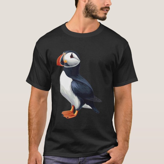 Camiseta frailecillos puffin (Anverso)