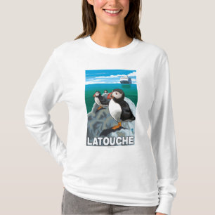 Camiseta Frailecillos y barco de cruceros - Latouche,