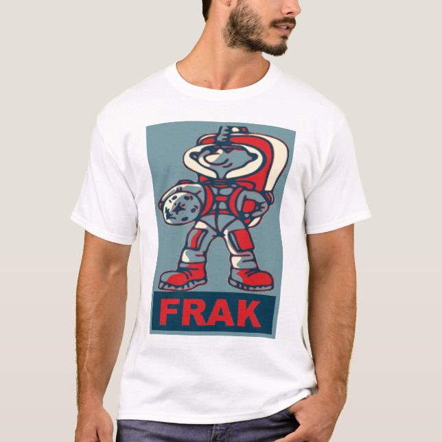 Camiseta Frak de hombre espacial (Anverso)