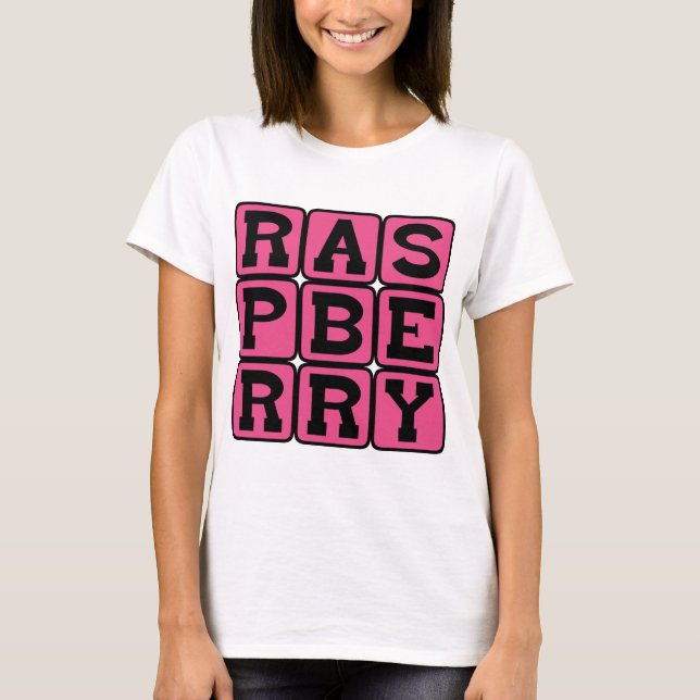 Camiseta Frambuesa, Fruta (Anverso)