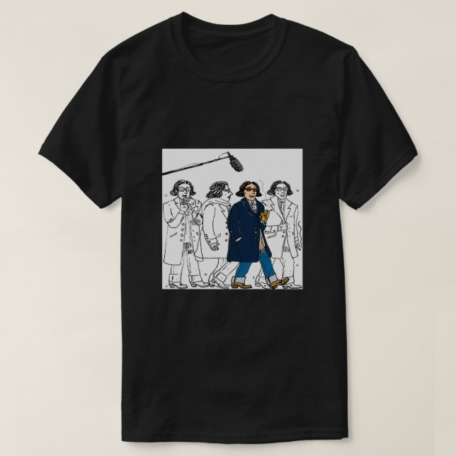 Camiseta fran lebowitz (Diseño del anverso)