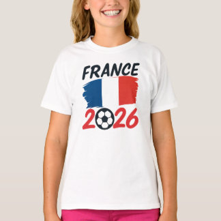 Camiseta France 2026 Soccer Fan Design Flag Colors