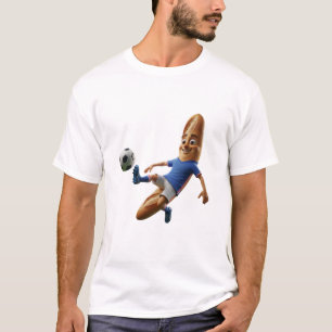 Camiseta France Baguette Soccer Mascot T-Shirt - Group I