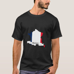 Camiseta France flag map