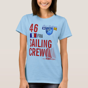 Camiseta France FRA Sailing Crew Girly Nautical