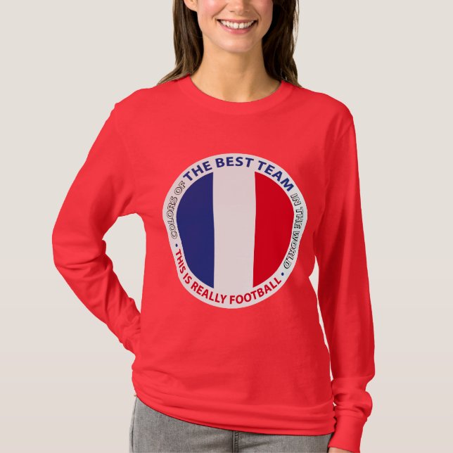 Camiseta France Frankreich Art Shield (Anverso)