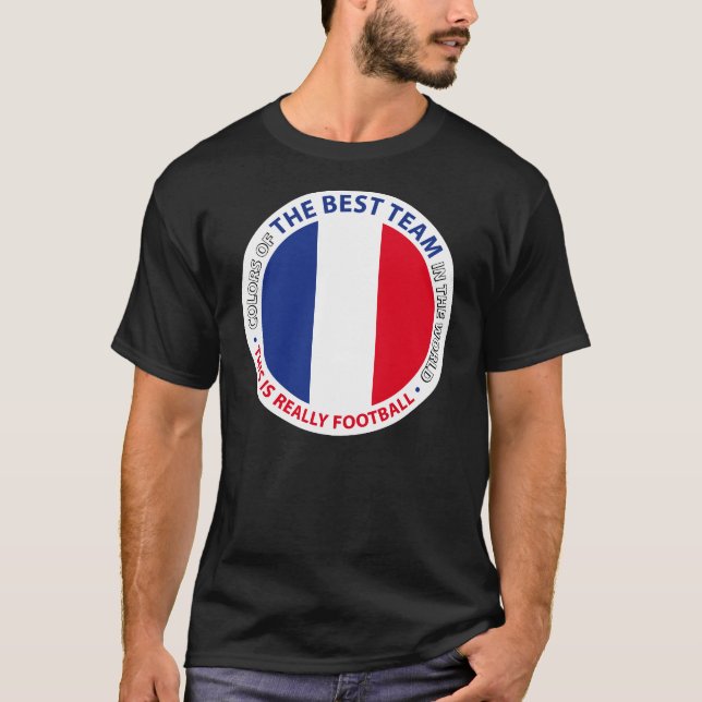 Camiseta France Frankreich Art Shield (Anverso)