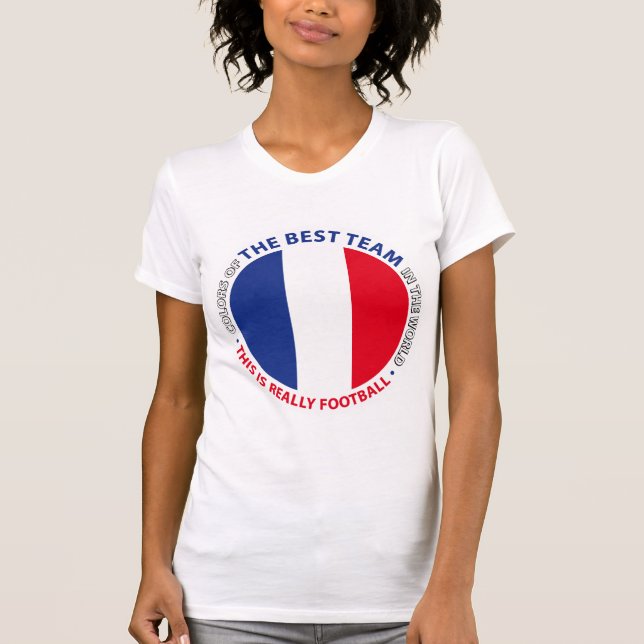 Camiseta France Frankreich Art Shield (Anverso)
