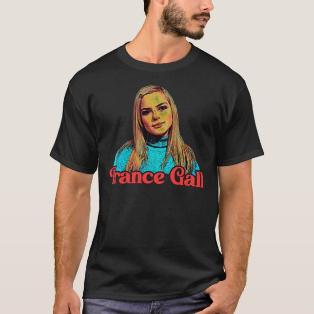 Camiseta France Gall  French Yé-Yé Icon Fan Art Classic T-S (Anverso)