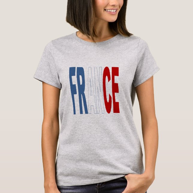 Camiseta FRANCE Light Steel (Anverso)