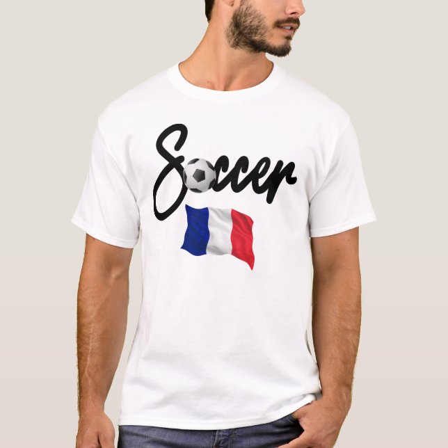 Camiseta France Soccer - French Flag  (Anverso)