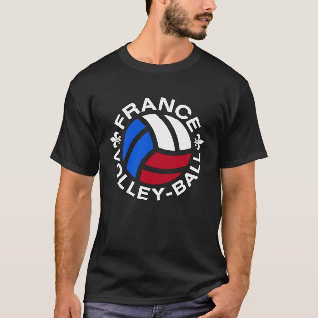 Camiseta France Volleyball Double sided (Anverso)