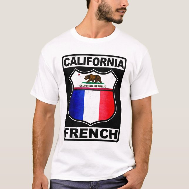 Camiseta Francés americano de California (Anverso)