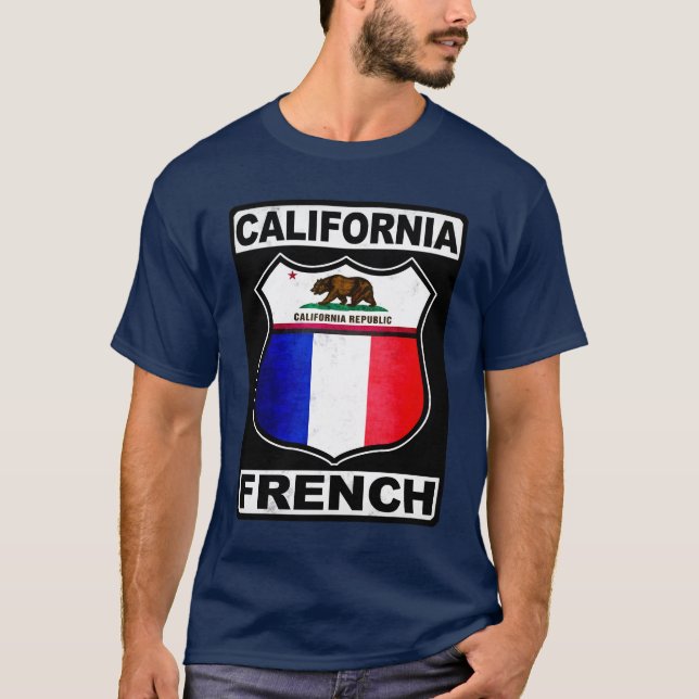 Camiseta Francés americano de California (Anverso)