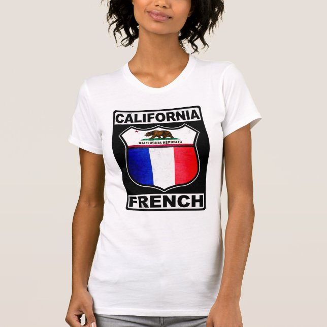 Camiseta Francés americano de California (Anverso)