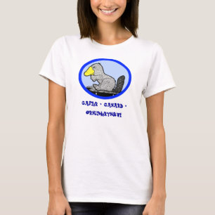 Camiseta Francés - castor + Pato = Platypus