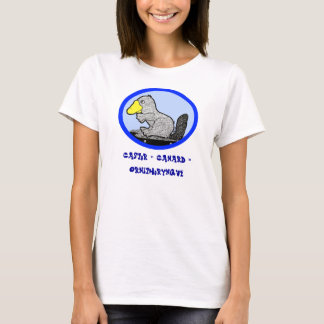 Camiseta Francés - castor + Pato = Platypus