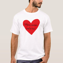 Camiseta Francés cita el Día de San Valentín
