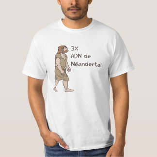 Camiseta Francés del Neanderthal del 3%