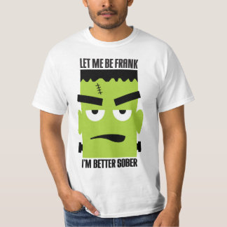 Camiseta Francés gracioso frente a Halloween sobrio