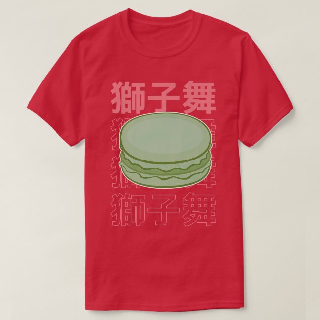 Camiseta Francés Macaron Baker Cute Baking Dessert Japonés (Diseño del anverso)