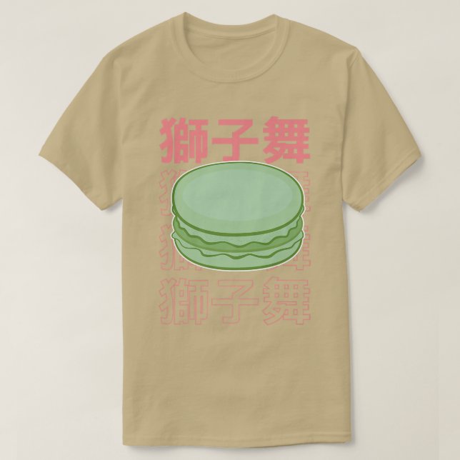 Camiseta Francés Macaron Baker Cute Baking Dessert Japonés (Diseño del anverso)