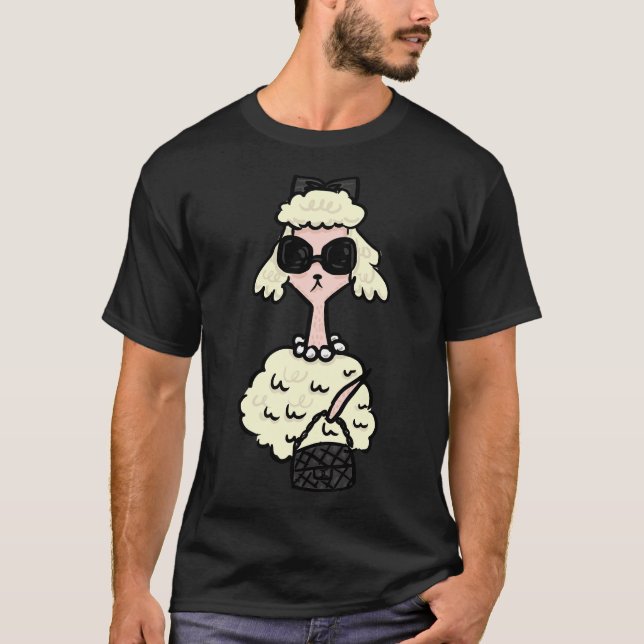 Camiseta Francés Poodle (Anverso)