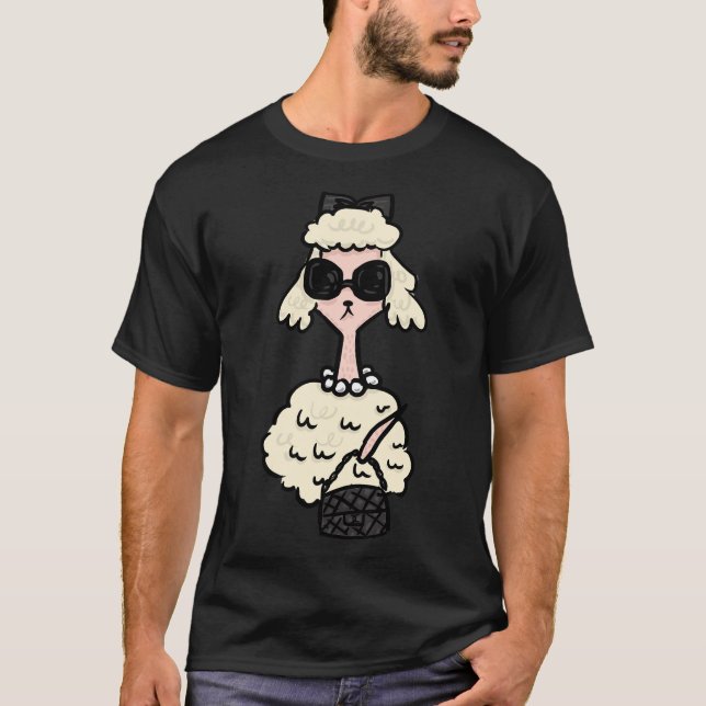 Camiseta Francés Poodle (Anverso)