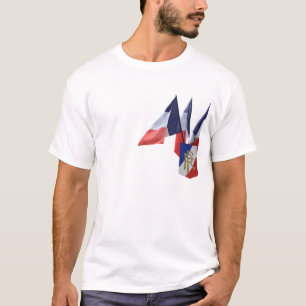 Camiseta francesa de la bandera